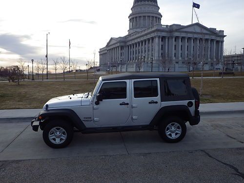 2012 jeep wrangler - silver