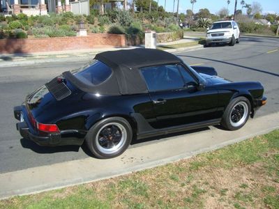 1989 cabriolet triple black g50 shows fanatic care last of the best 911's