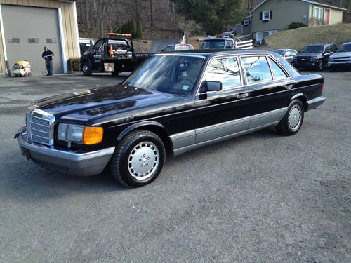 1988 mercedes benz 300 sel s class black