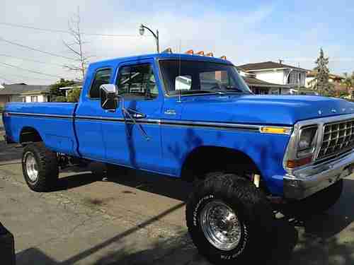 Purchase used 1979 Ford F-350 4x4 SuperCab 75k original ... Purchase used 1979 Ford F-350 4x4 SuperCab 75k original ...