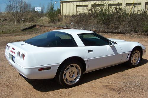 1995 white lt1 corvette automatic targa black interior 121k adult driven &amp; owned
