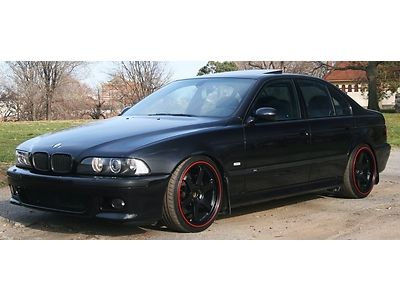 2003 bmw m5 carbon black, one of a kind, good looking classy traditional design