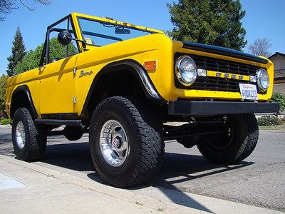 1968 ford bronco 4x4 / u15 / v8 351w / california truck /    no reserve ! ! !