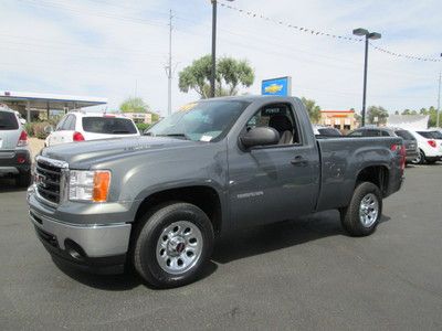 2011 gray automatic v8 miles:16k regular cab pickup truck *certified