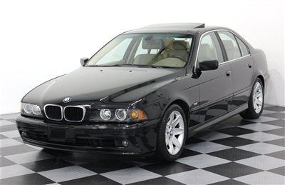 525i sport package 2003 last year of classic style black super low miles rare