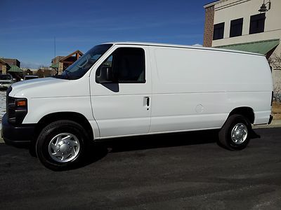 2011 ford e250 cargo van 09 10 12 e 250 ~warranty ~super clean ~only 2,ooo miles