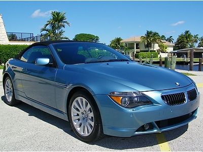No reserve!! 1 owner! clean hist! bmw 645ci! 6-spd man! loaded! nav! call now!!