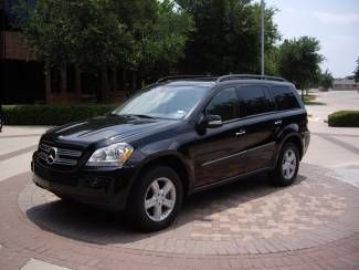2007 mercedes gl450 suv black with tan interior one owner with clean carfax