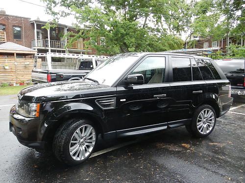 2010 range rover sport hse-black w/ almond premium leather-many options