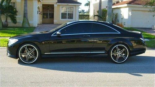 2007 mercedes-benz cl550 amg premium 1 &amp; 2 with 22" forgiatos martellato wheels.