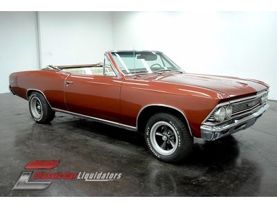 1966 chevrolet chevelle convertible 283 v8 powerglide transmission look at this