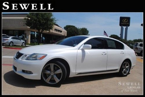 07 pearl white lexus gs30 leather sunroof cd heated seats cooled seats