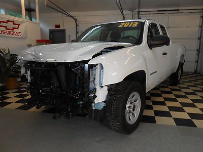 2013 gmc sierra ext cab 4x4 1125 miles !  no reserve salvage like:  silverado