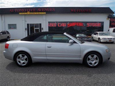 2005 audi a4 convertible  clean car fax we finance must see!