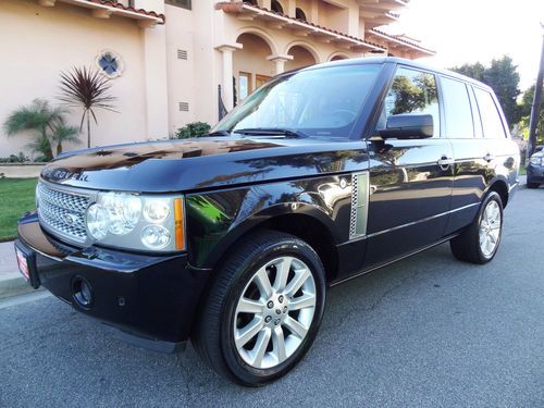 2006 land rover range rover supercharged sc rear entertainment loaded no reserve