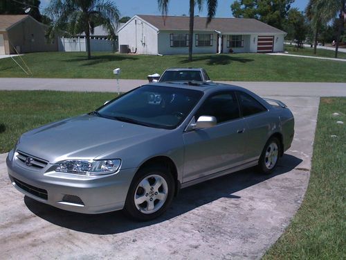 Rare 2002 honda accord ex coupe 2.3 4cyl 5spd vtec sunroof leather must see