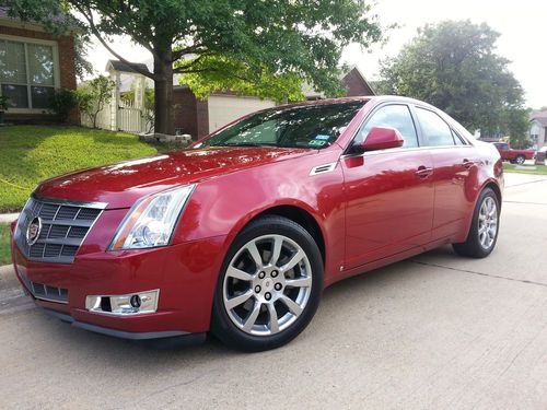 08 red cts w/ sunroof, navigation, heated/cooled seats, leather and remote start