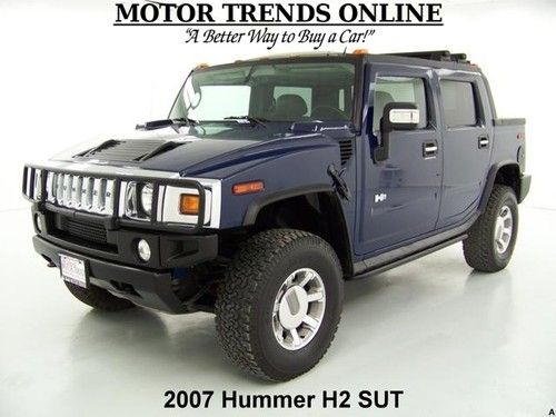 2007 4x4 sut navigation sunroof leather htd seats brushguard hummer h2 only 26k