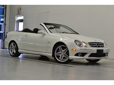09 mercedes benz clk 350 convertible grand edition nav heated seats leather amg