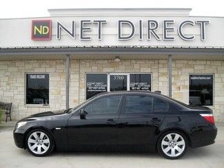 2007 530i sedan
blk w/tan lthr i drive
auto sunroof net direct autos texas