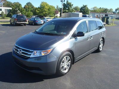 2011 honda odyssey ex-l exl dvd rear entertainment res leather sunroof one owner