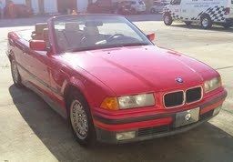 1995 bmw 318ic - red convertible- only 77k miles- low low miles
