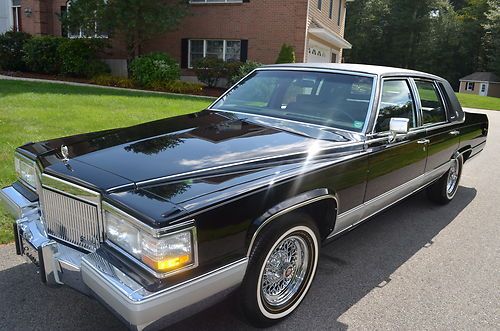 1992 cadillac brougham  5.7l 1k orig. miles, "collector quality"