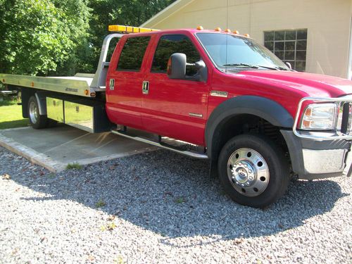 Purchase used 2006 Ford F550 Crew Cab Rollback Tow Truck ...