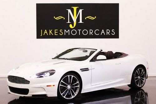 2011 dbs volante, morning frost white pearl, touchtronic transmission, pristine!