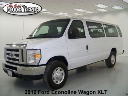 2012 ford econoline e-350 xlt 15 passenger van rear ac  media cruise 41k