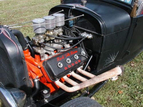 1929 ford model a hemi no reserve muncie 4 speed 1932 frame hot hod rare