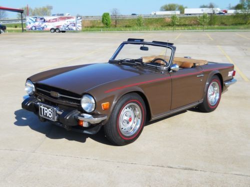 1975 Triumph TR6 Convertible!! 2.5 Litre/4-Speed!! Brown/Tan!! Nice!!, image 1