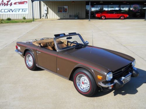 1975 Triumph TR6 Convertible!! 2.5 Litre/4-Speed!! Brown/Tan!! Nice!!, image 3