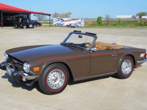 1975 Triumph TR6 Convertible!! 2.5 Litre/4-Speed!! Brown/Tan!! Nice!!, image 6