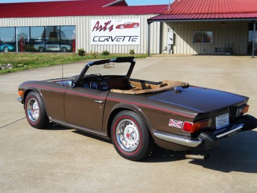 1975 Triumph TR6 Convertible!! 2.5 Litre/4-Speed!! Brown/Tan!! Nice!!, image 8