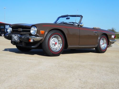 1975 Triumph TR6 Convertible!! 2.5 Litre/4-Speed!! Brown/Tan!! Nice!!, image 10