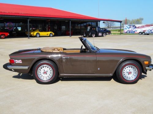 1975 Triumph TR6 Convertible!! 2.5 Litre/4-Speed!! Brown/Tan!! Nice!!, image 15