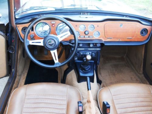 1975 Triumph TR6 Convertible!! 2.5 Litre/4-Speed!! Brown/Tan!! Nice!!, image 24