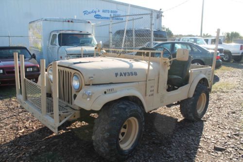 77 cj5 army look 6 cylinder drives great woods restore no reserve