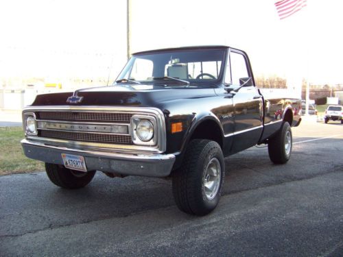 Classic 70 chevy 4wd  pu. total professional restoration project!