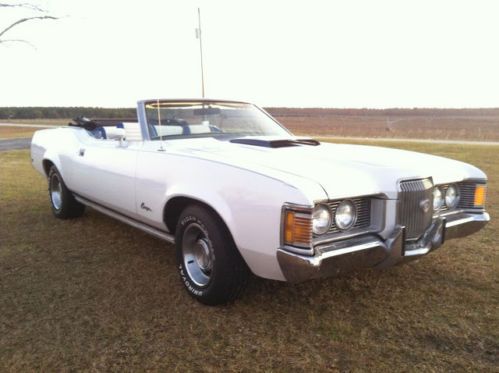 Beautiful 1972 mercury cougar xr-7 convertible 351 cleveland 4 bl *great driver*