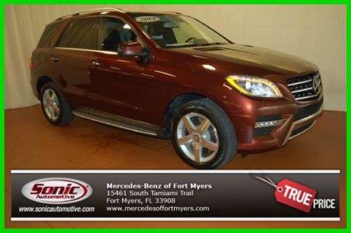 2013 ml550 4matic cpo certified v8 awd 4x4 loaded leather amg clean low reserve