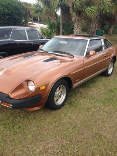 1981 280zx datsun by niessan  factory tan color t-top