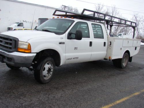 Fleet  work utility truck  with ladder rack runs and drives good save thousand$