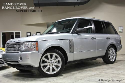 2008 land rover range rover supercharged suv rear entertainment fully loaded wow
