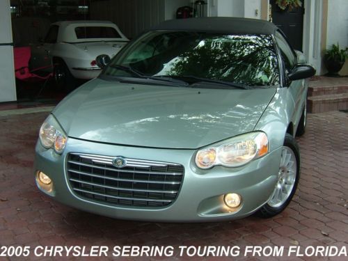2005 chrysler sebring touring edition converrtible from florida! low miles!