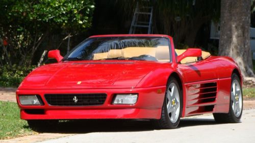 1995 ferrari spider 348 ultra sports car convertible collectible 18,000 miles