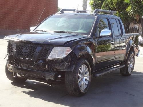 2009 nissan frontier le crew cab damaged salvage priced to sell export welcome!!