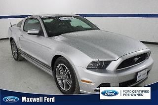 13 ford mustang 2dr cpe v6 premium leather ford certified pre owned