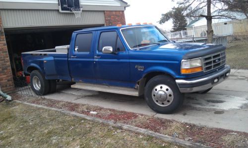 1996 ford f-350 xlt crew cab pickup 4-door 7.3l